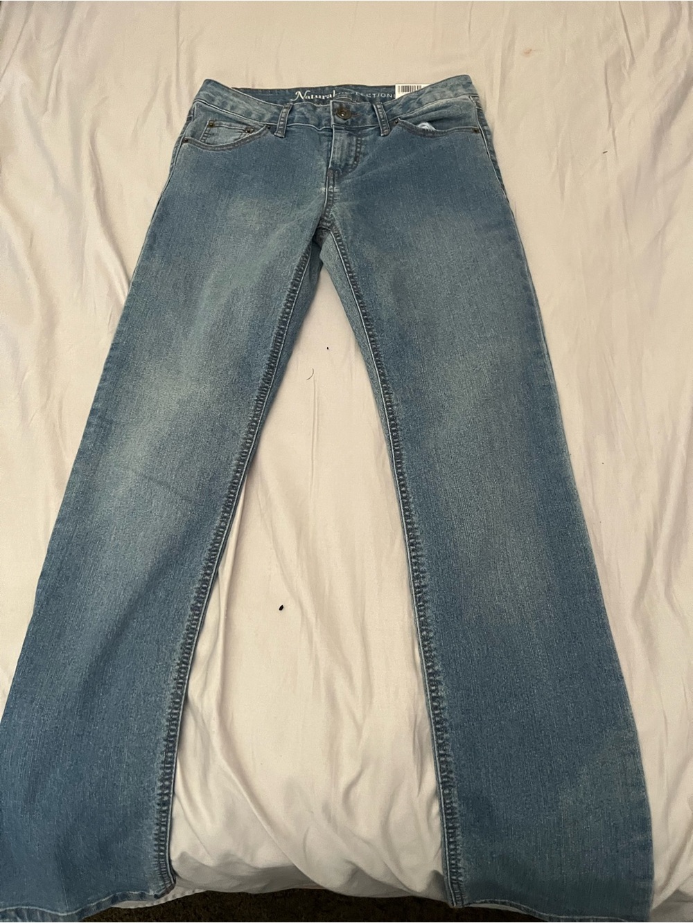 Natural Reflections Medium Wash Flare Jeans inseam 30